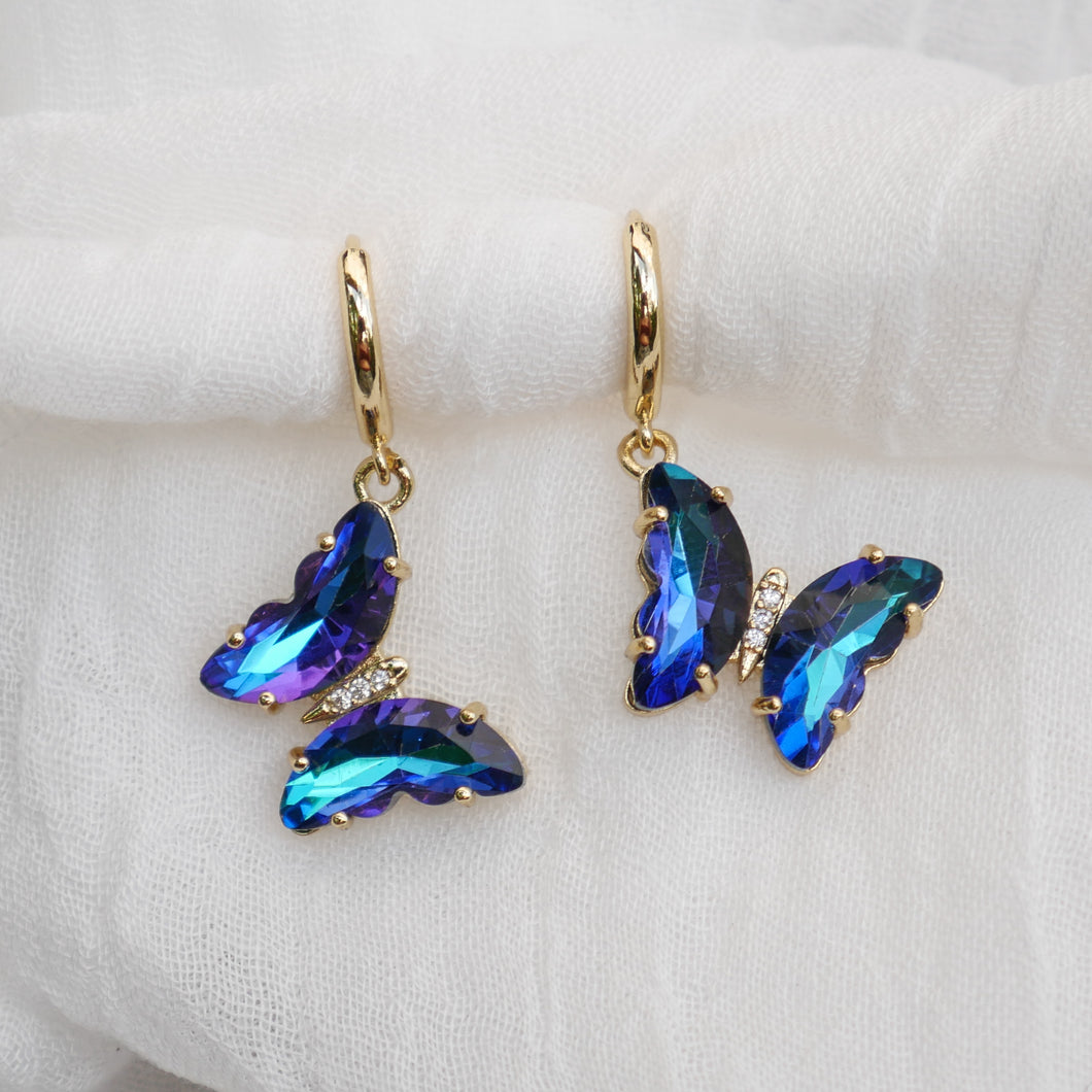 Morpho Butterfly Earrings